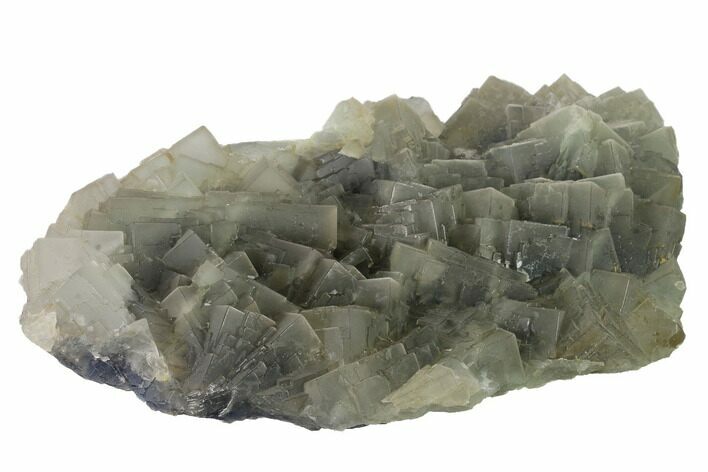 Blue, Cubic Fluorite Crystal Cluster - Pakistan #112100